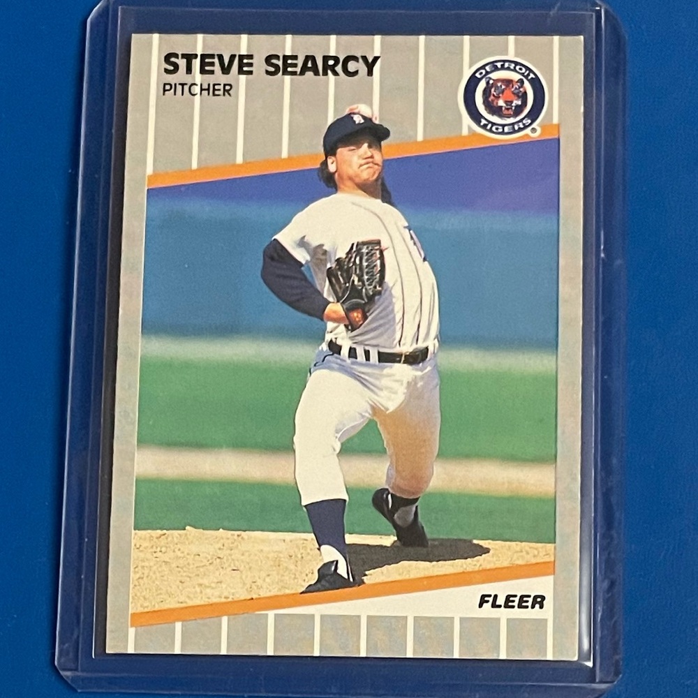 Steve Searcy #145 1989 Fleer Baseball Trading Card